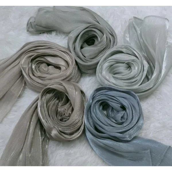 ✨ Shawl Shimmering Silk – Flowy, Berkilau & Eksklusif! ✨ - Image 2