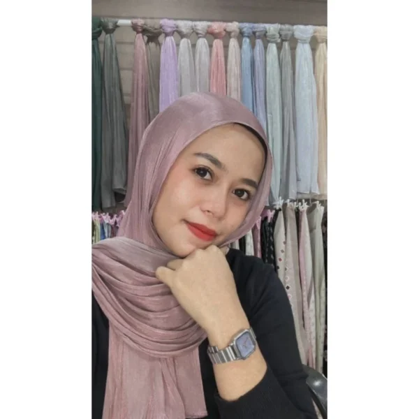 ✨ Shawl Shimmering Silk – Flowy, Berkilau & Eksklusif! ✨ - Image 3