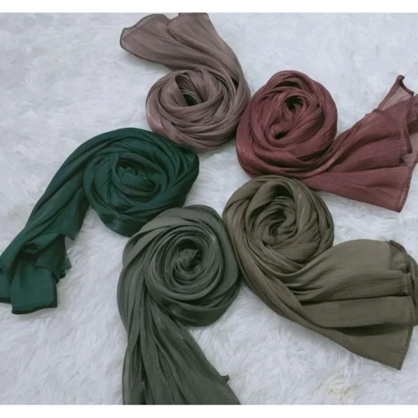 ✨ Shawl Shimmering Silk – Flowy, Berkilau & Eksklusif! ✨